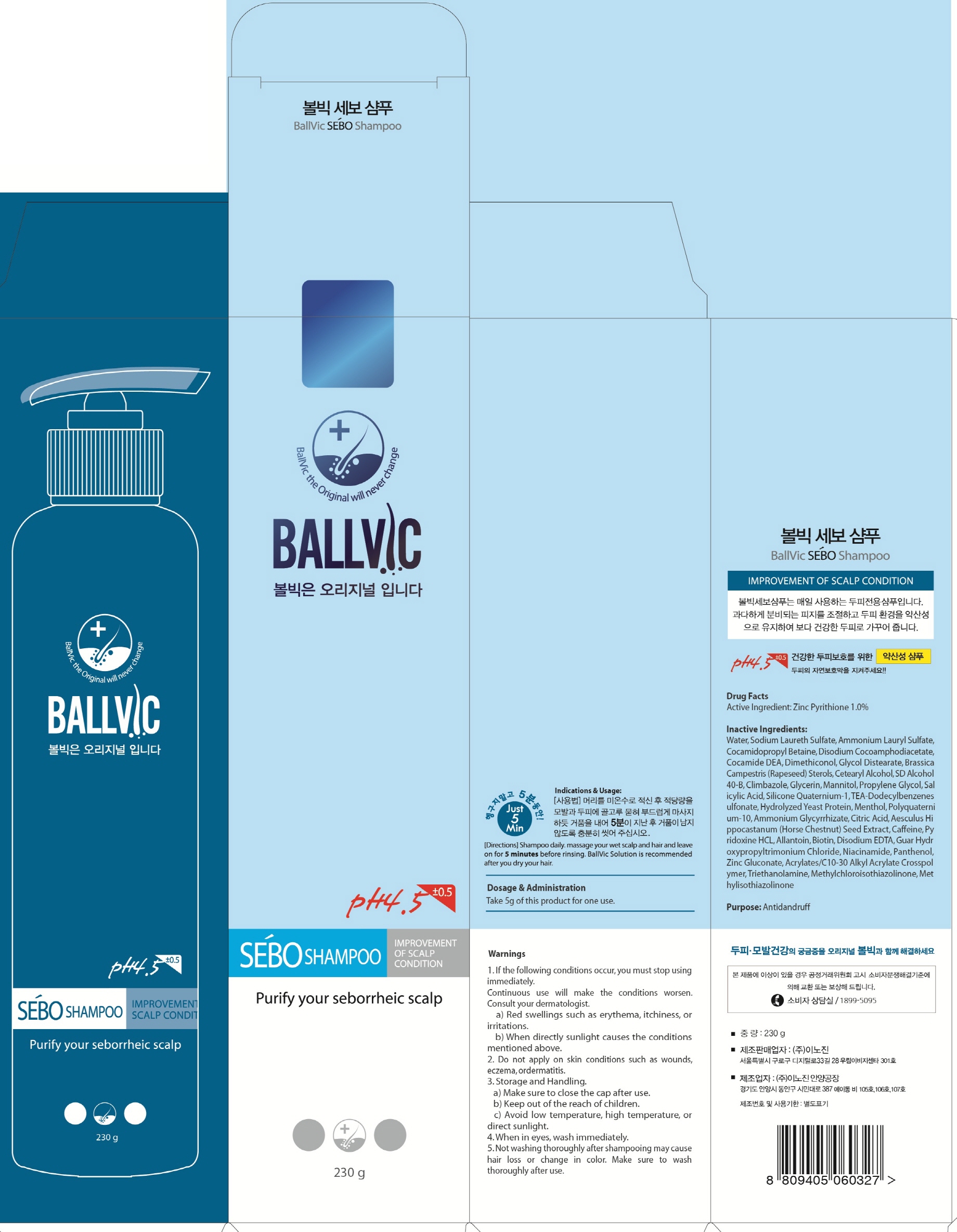 Ballvic Sebo Pyrithione